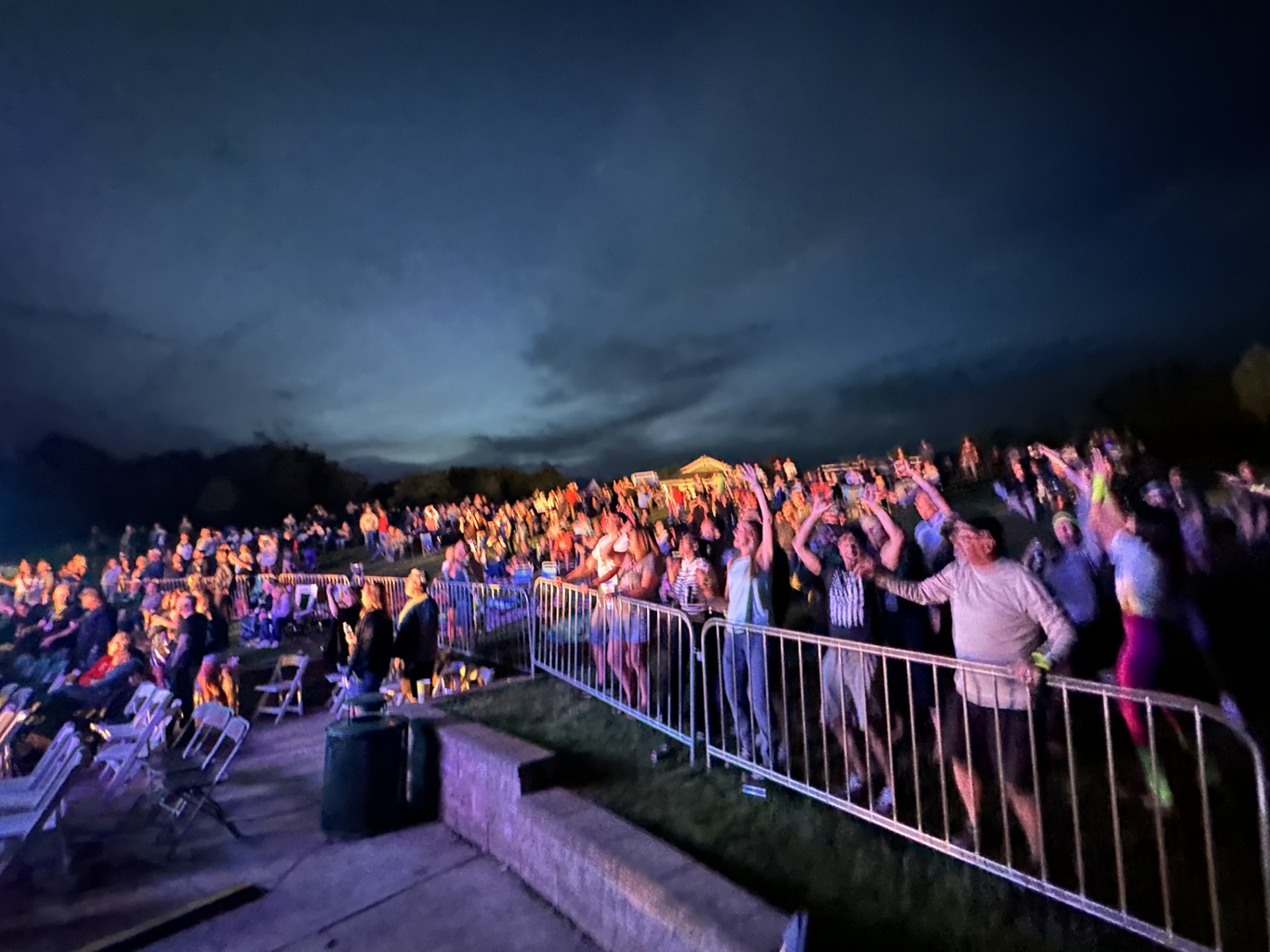 Crowd at Wildwood night concert